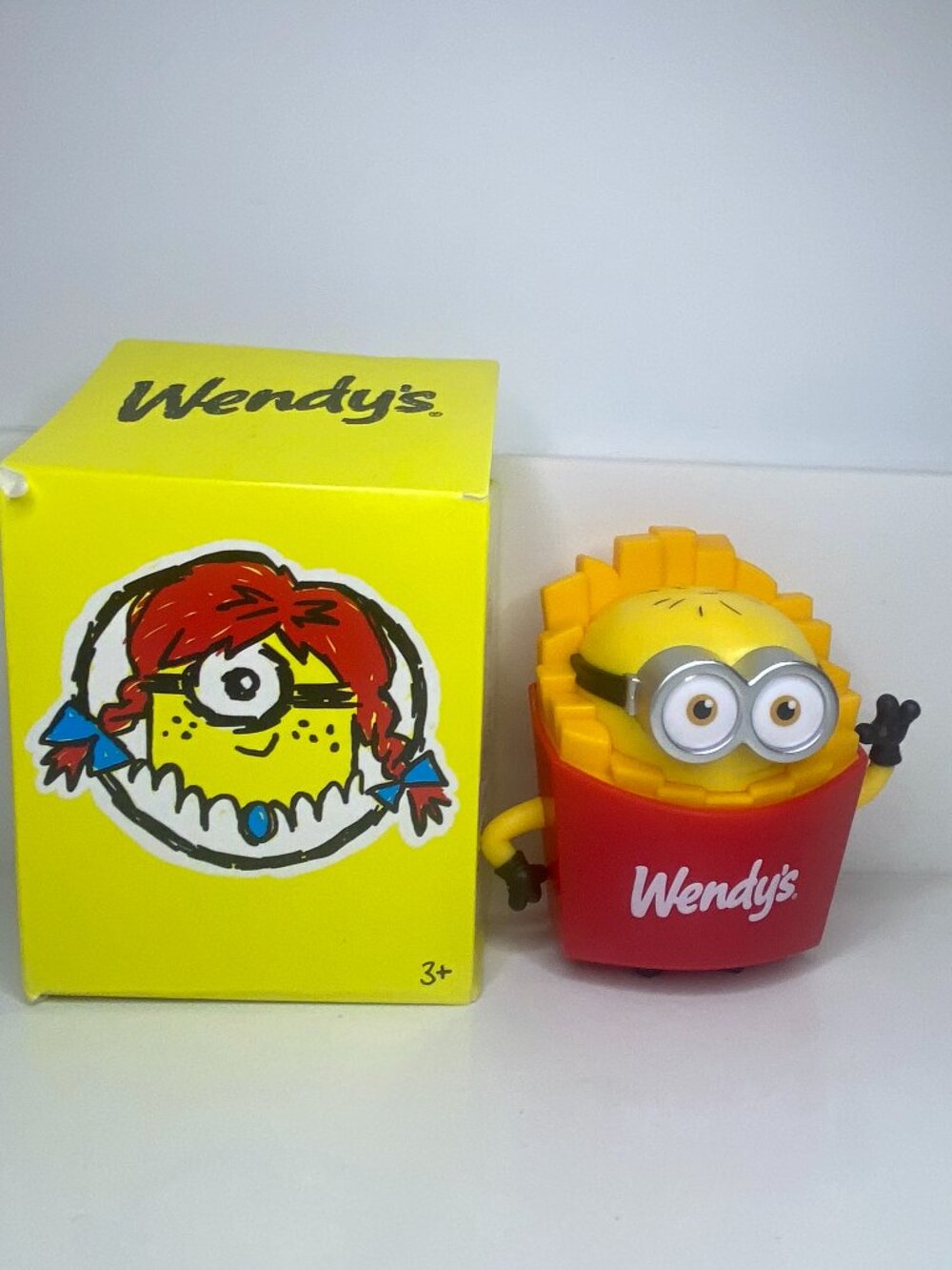 Wendy’s x Minions 2026 Fries Mini Figure #3 With Box Collectible Toy